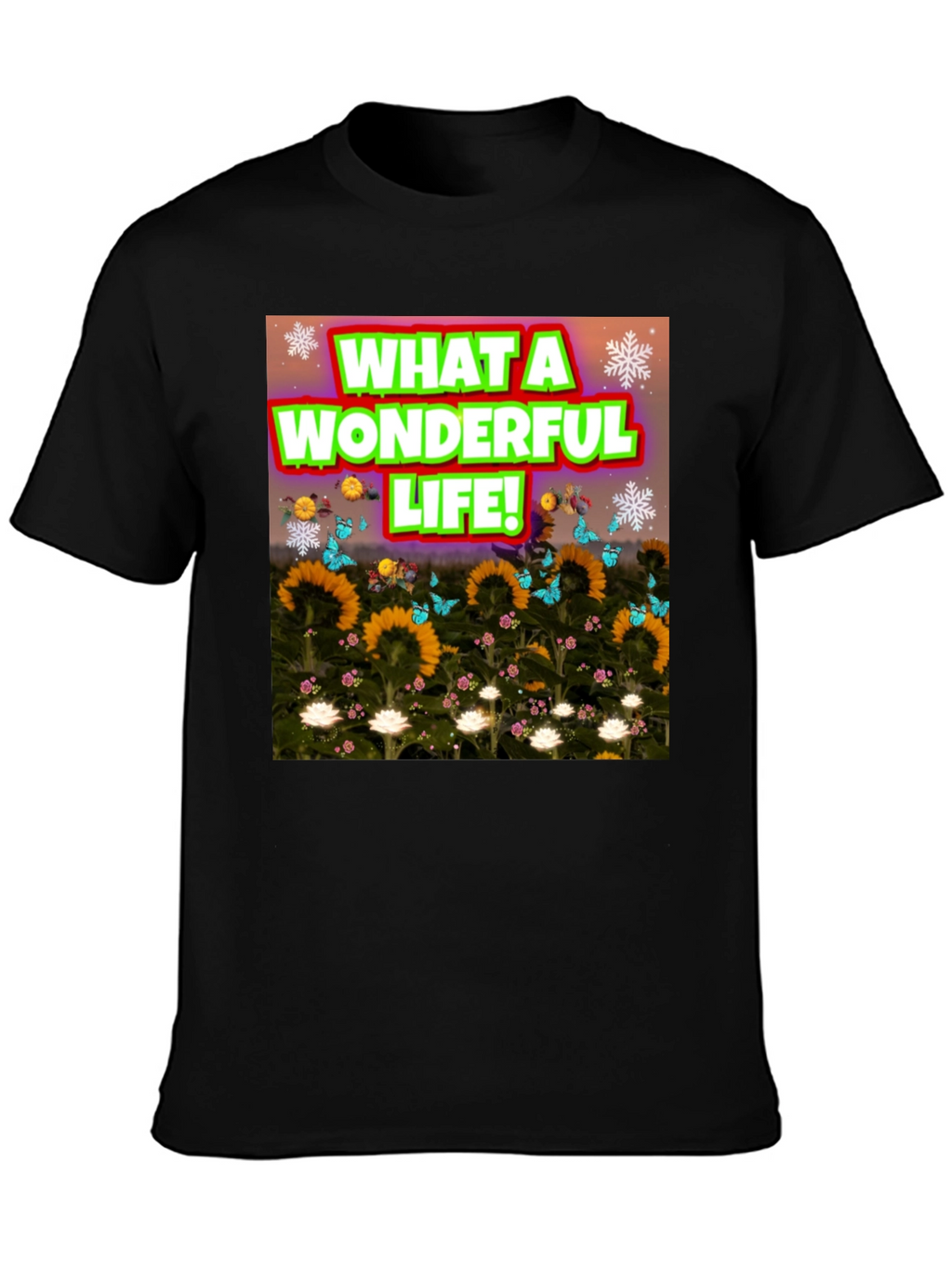 Wonderful Life Graphic Tee - Soft Cotton Blend