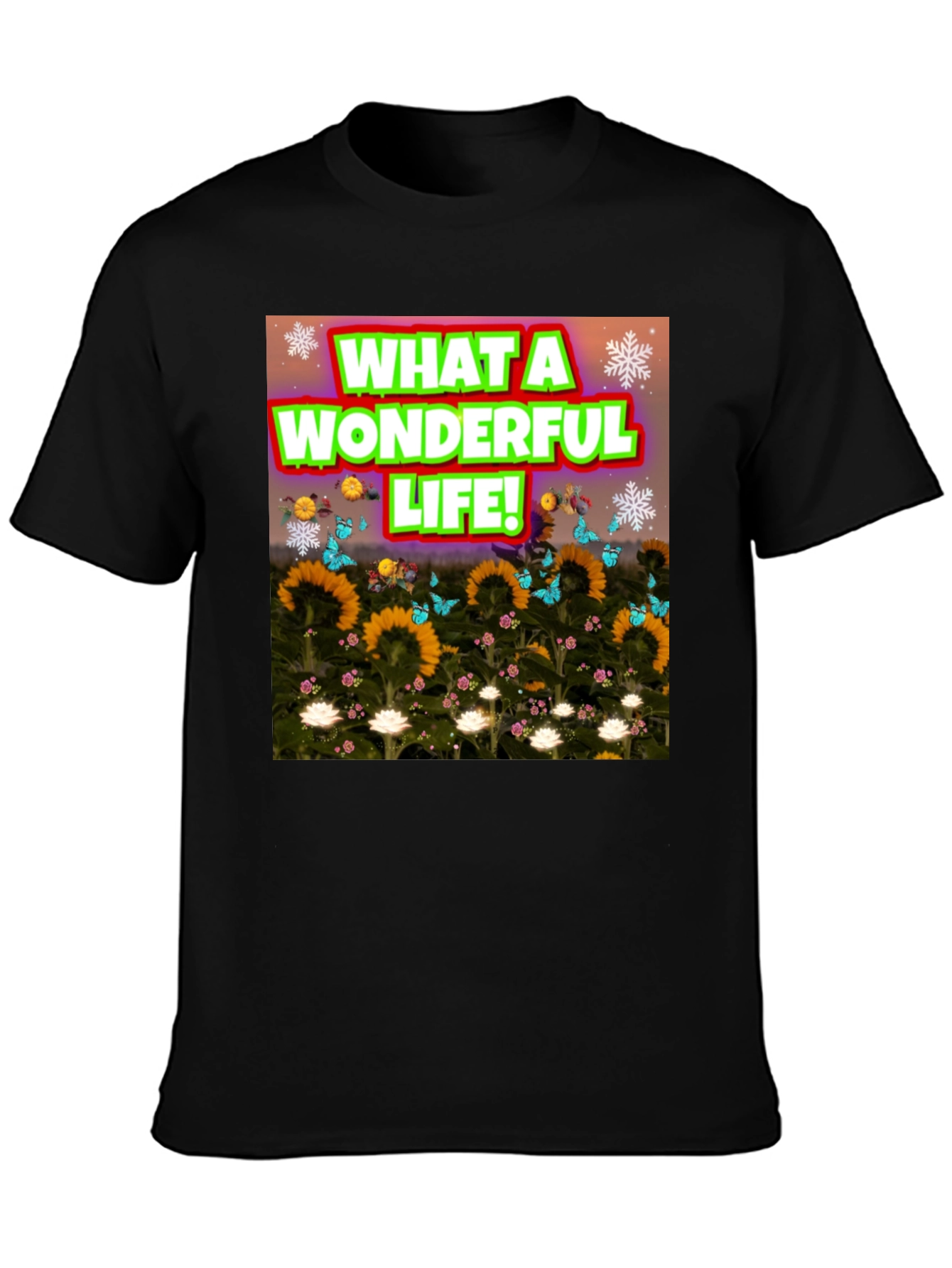Wonderful Life Graphic Tee - Soft Cotton Blend
