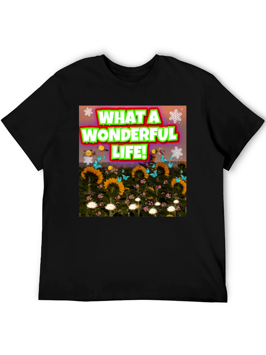 Wonderful Life Graphic Tee - Soft Cotton Blend