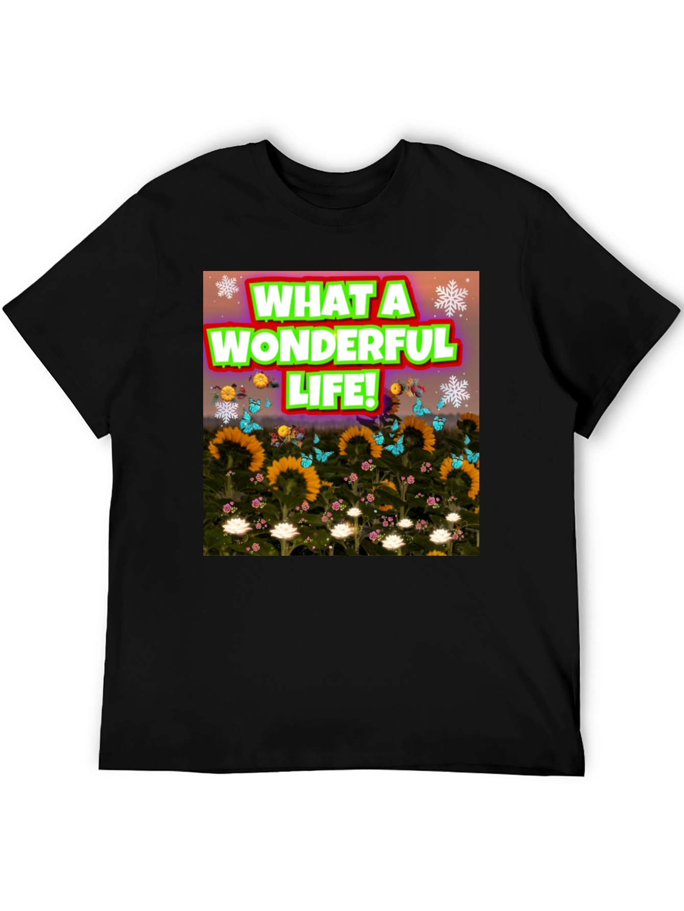 Wonderful Life Graphic Tee - Soft Cotton Blend