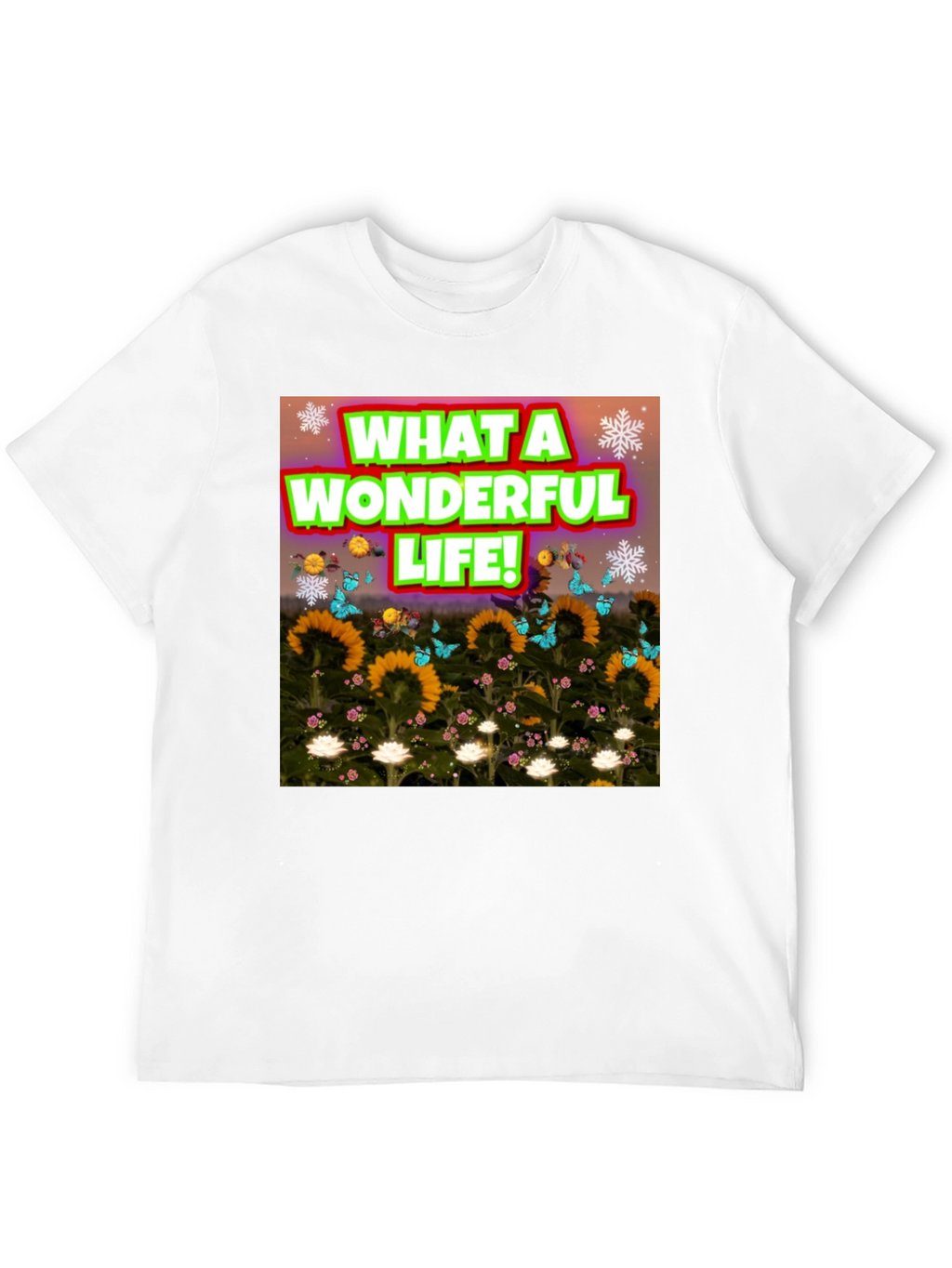 Wonderful Life Graphic Tee - Soft Cotton Blend