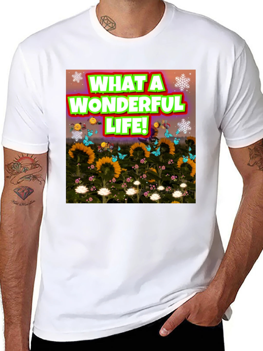 Wonderful Life Graphic Tee - Soft Cotton Blend