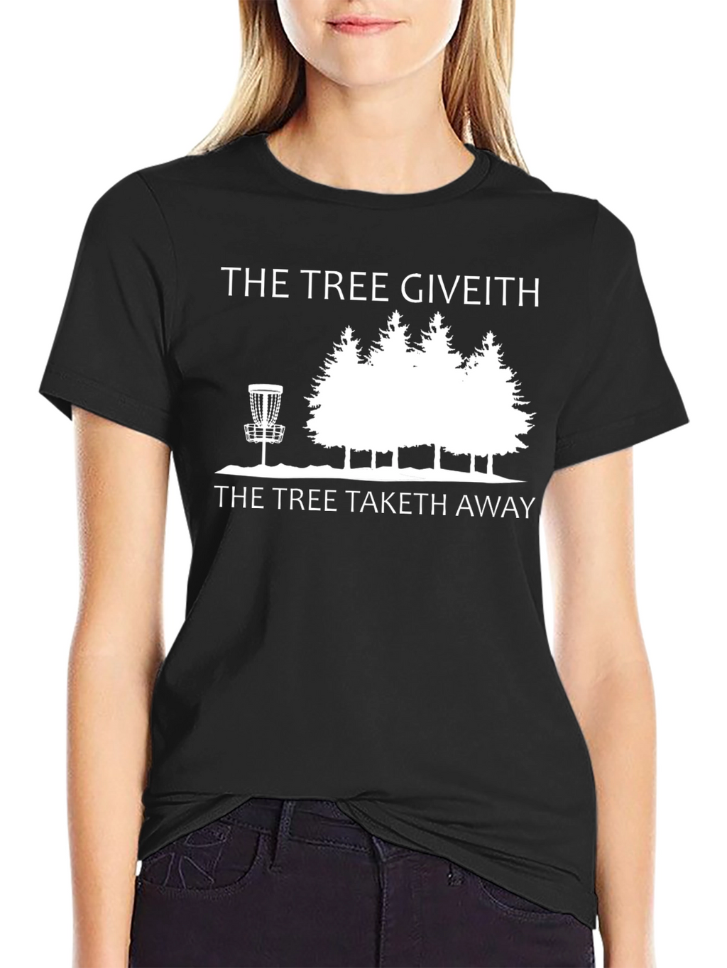 The Tree Giveth Disc Golf T-Shirt