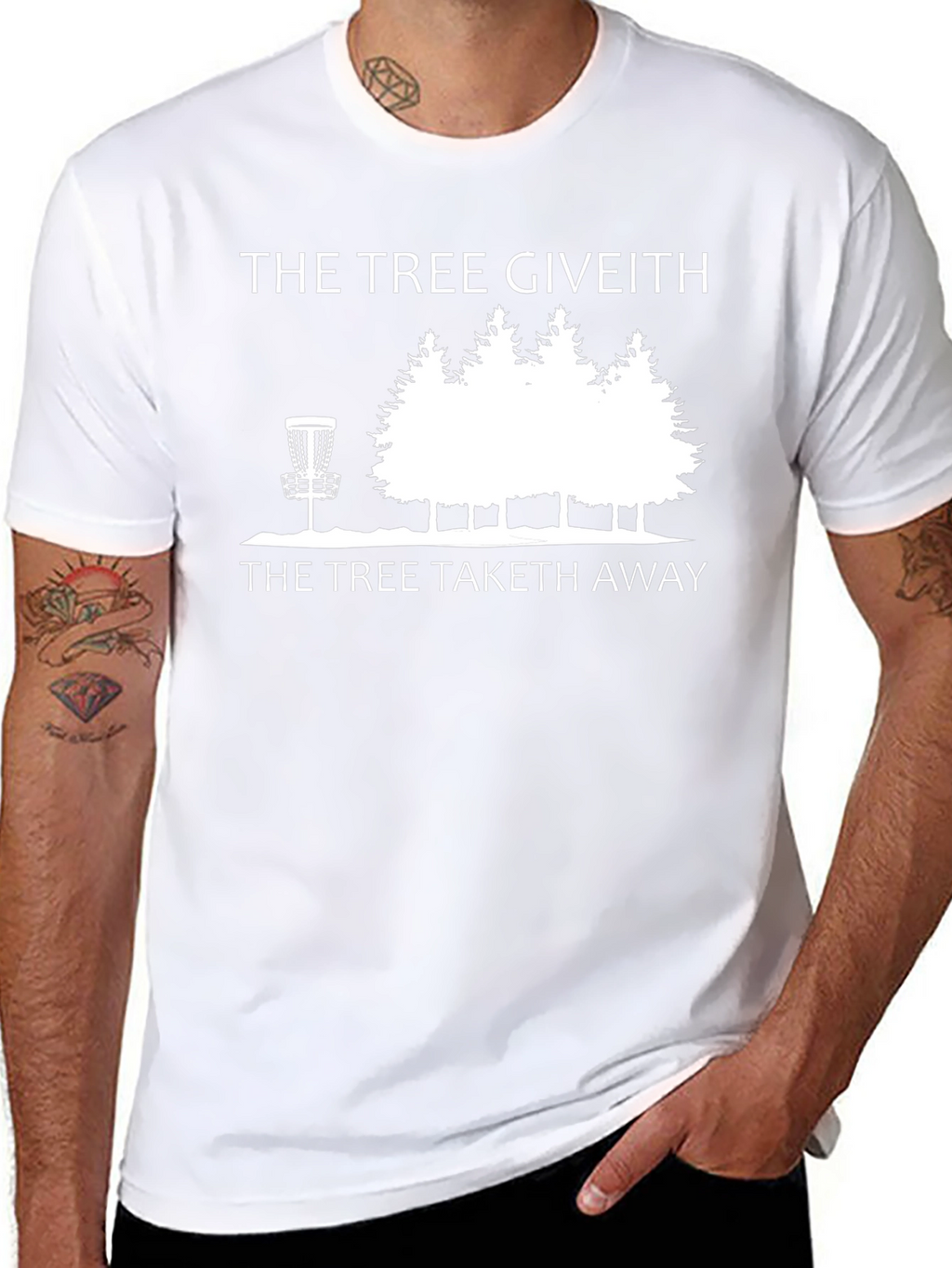 The Tree Giveth Disc Golf T-Shirt