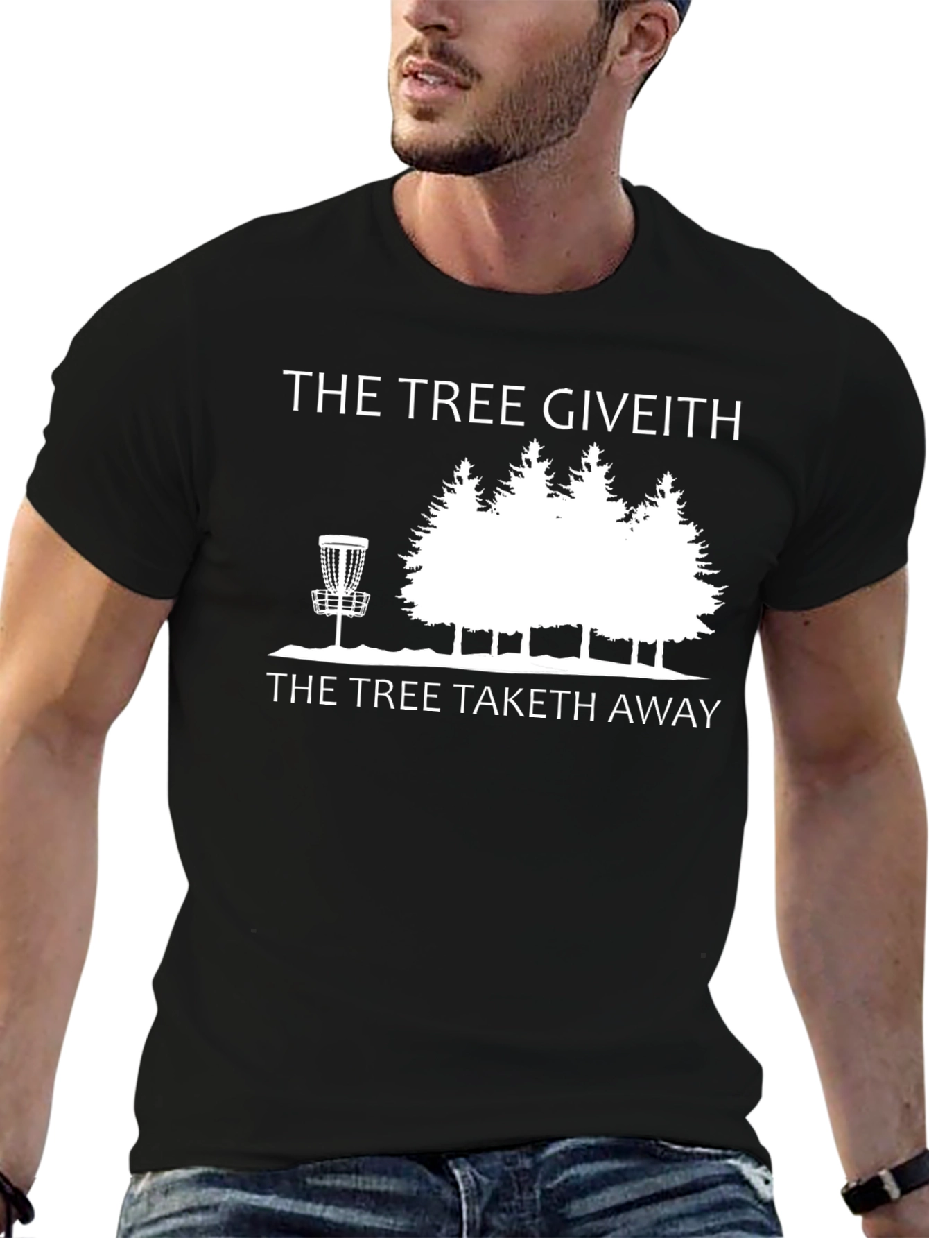 The Tree Giveth Disc Golf T-Shirt