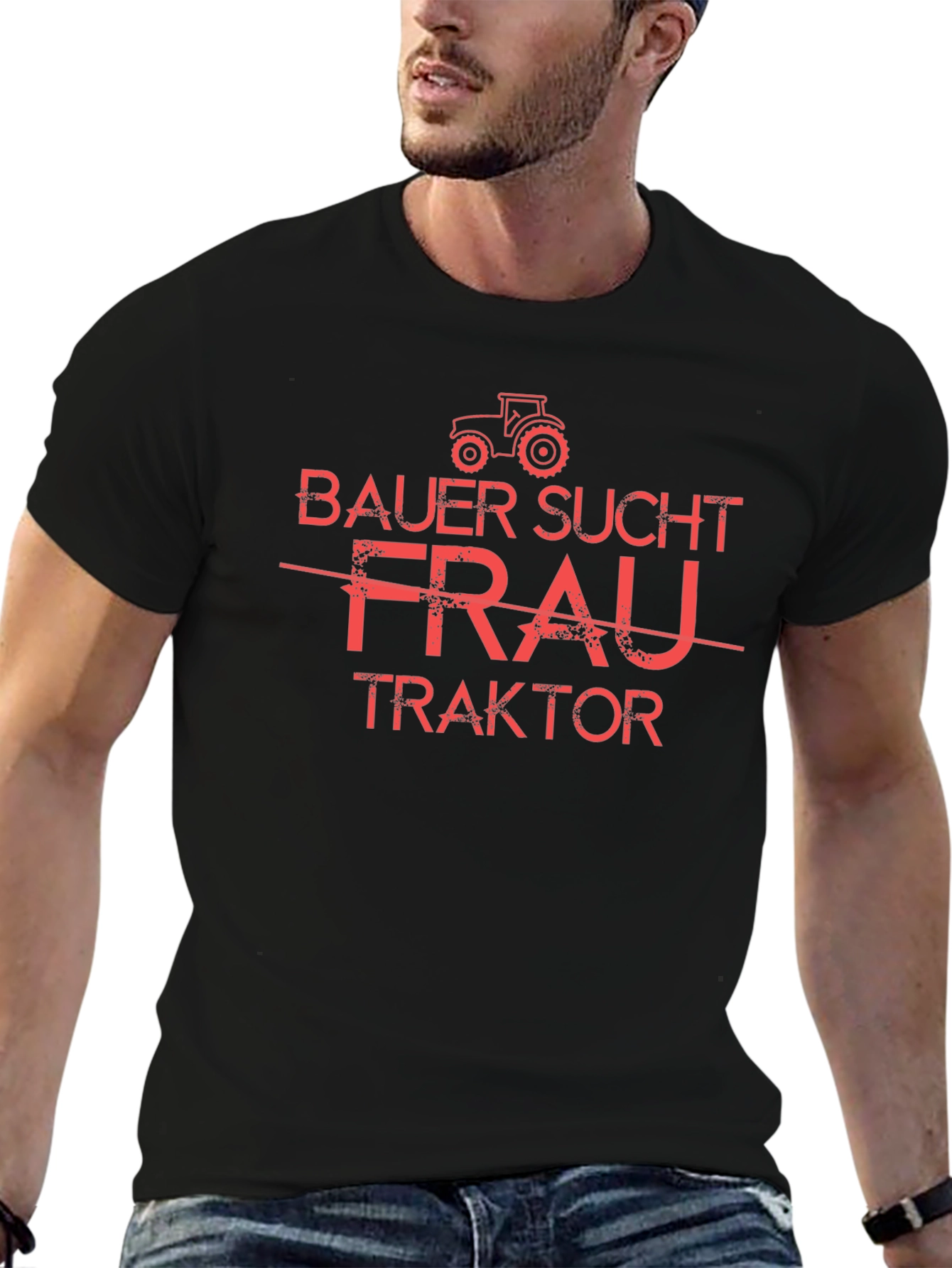 Bauer Sucht Traktor T-Shirt - Funny Farmer Tee
