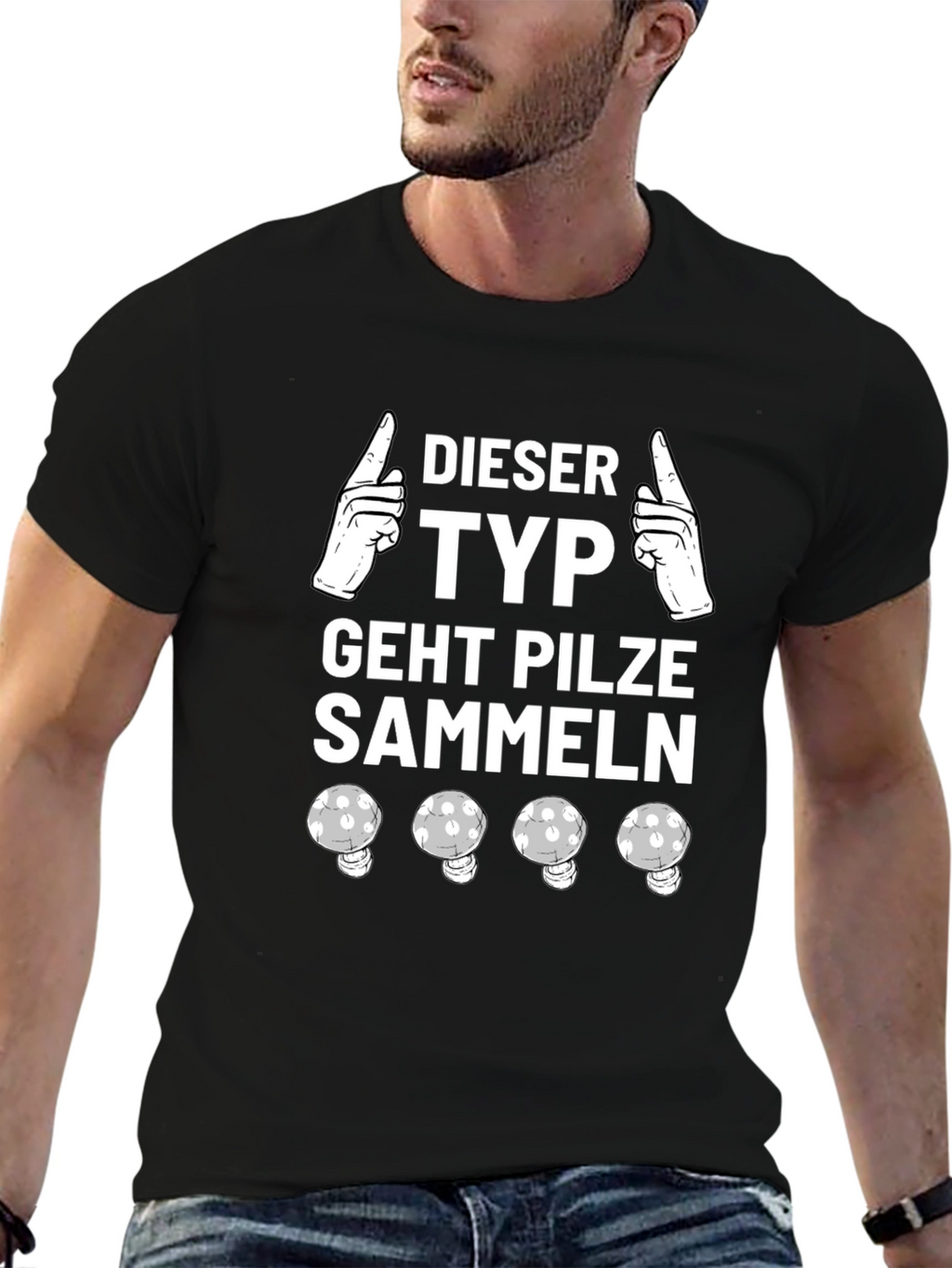 Diesen Typ Geht Pilze Sammeln T-Shirt