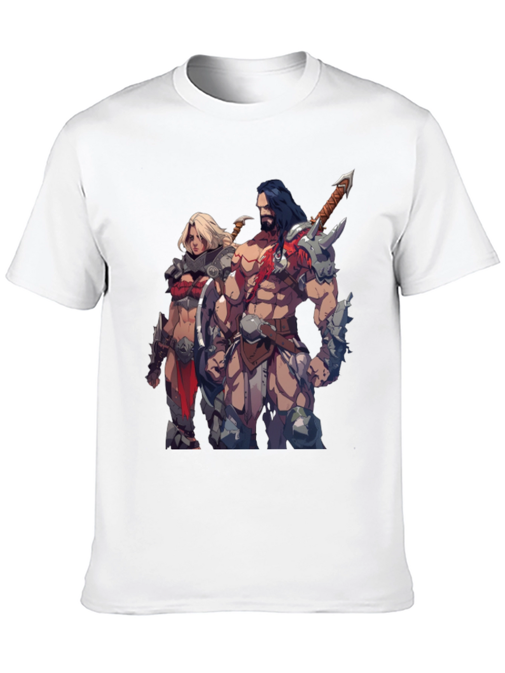 Fantasy Warriors Black T-Shirt