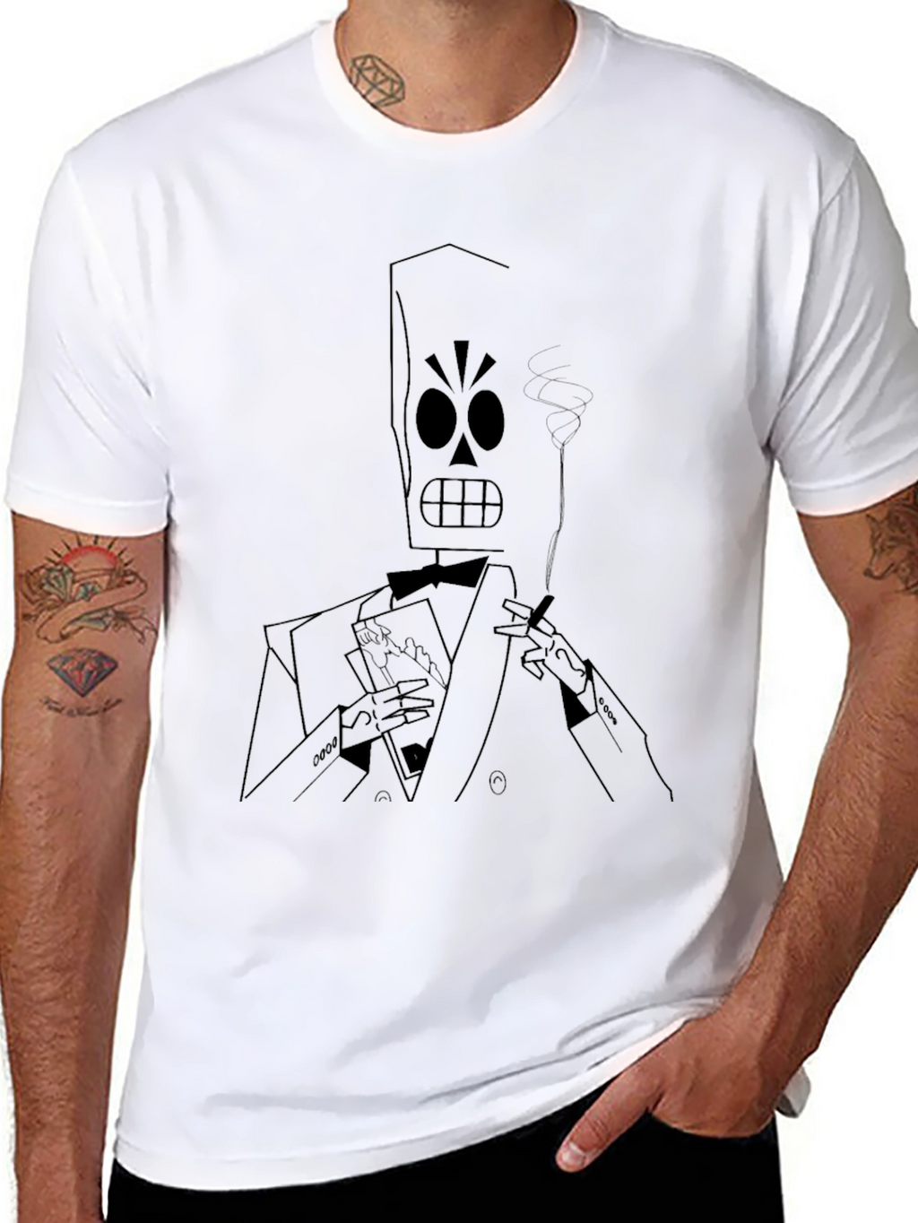 Grim Fandango Style Graphic Tee