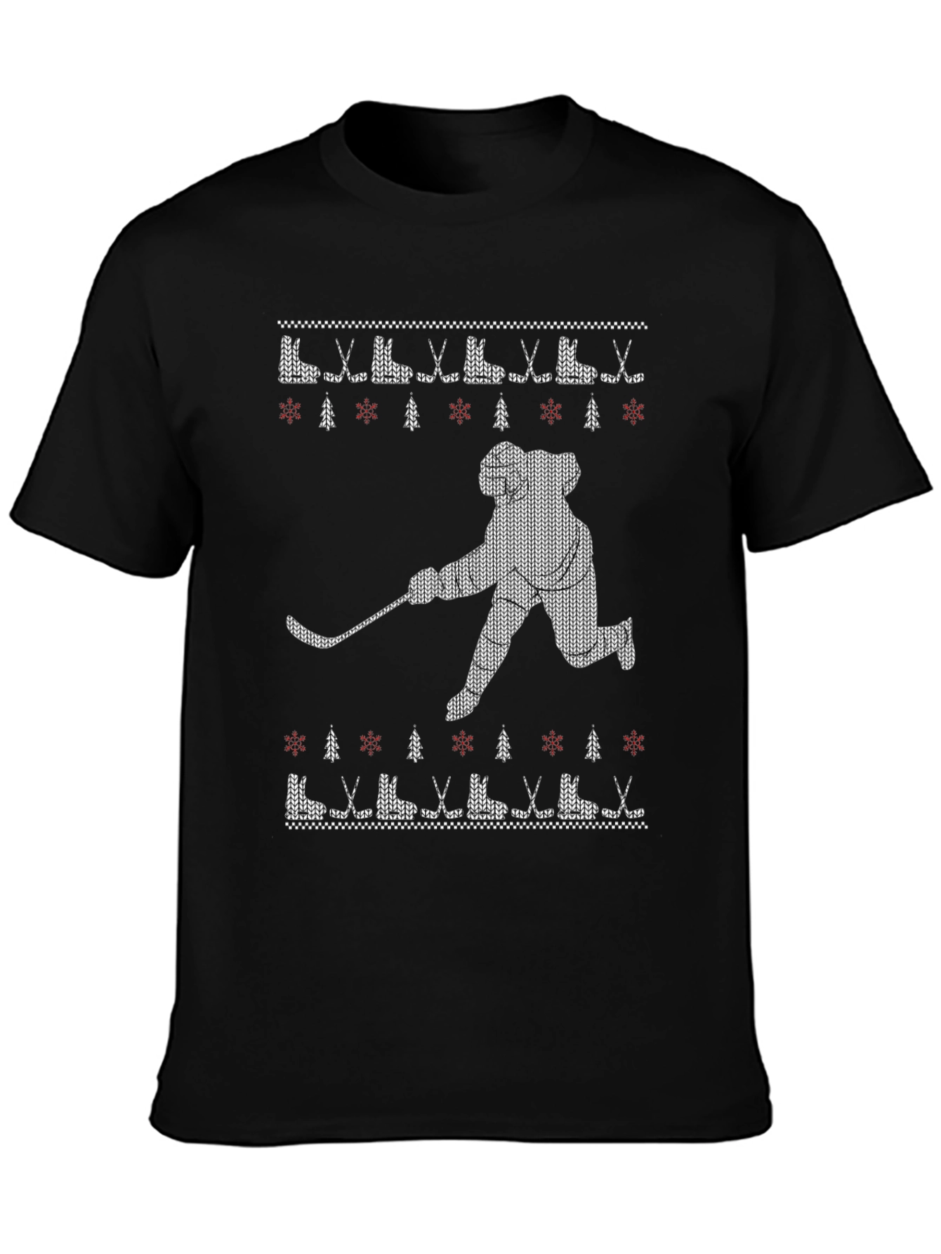 Hockey Ugly Christmas Sweater T-Shirt