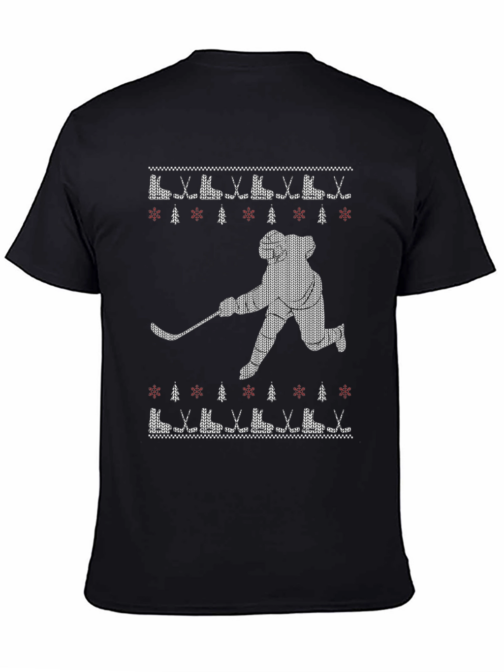 Hockey Ugly Christmas Sweater T-Shirt