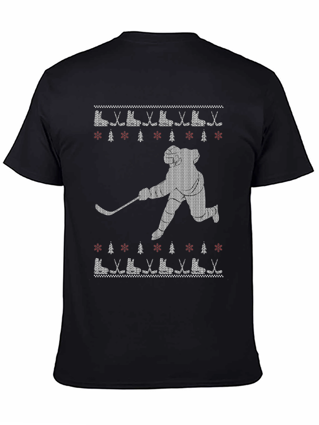 Hockey Ugly Christmas Sweater T-Shirt