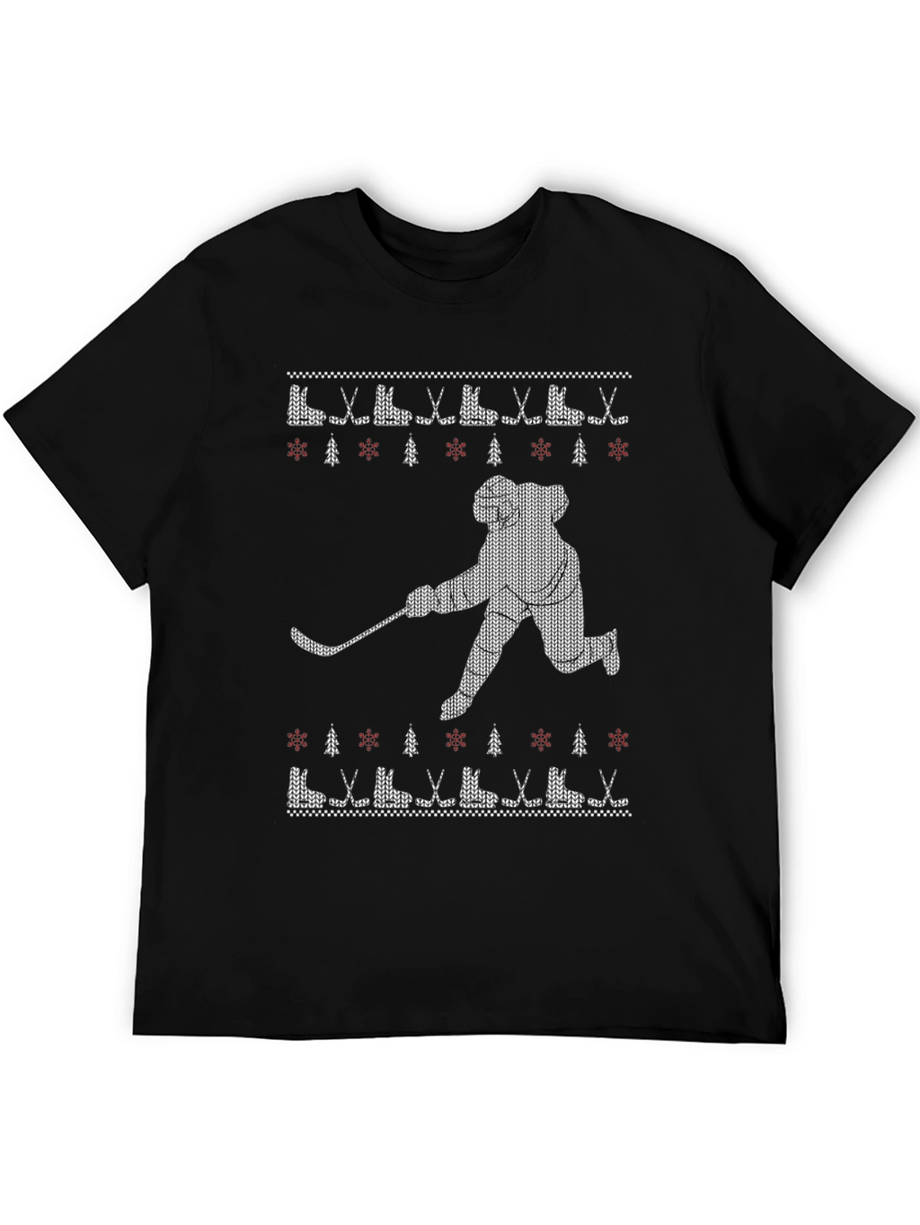 Hockey Ugly Christmas Sweater T-Shirt