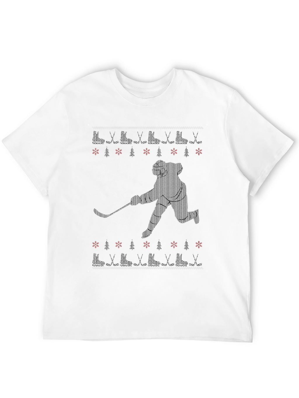 Hockey Ugly Christmas Sweater T-Shirt