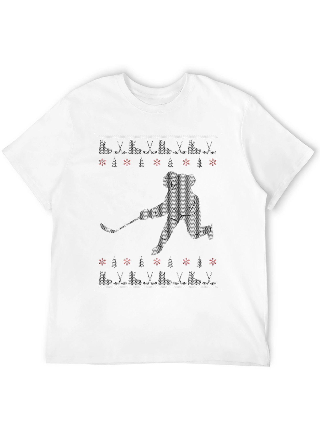 Hockey Ugly Christmas Sweater T-Shirt