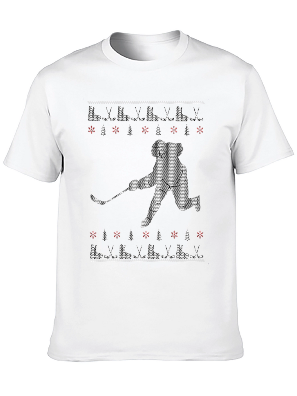 Hockey Ugly Christmas Sweater T-Shirt
