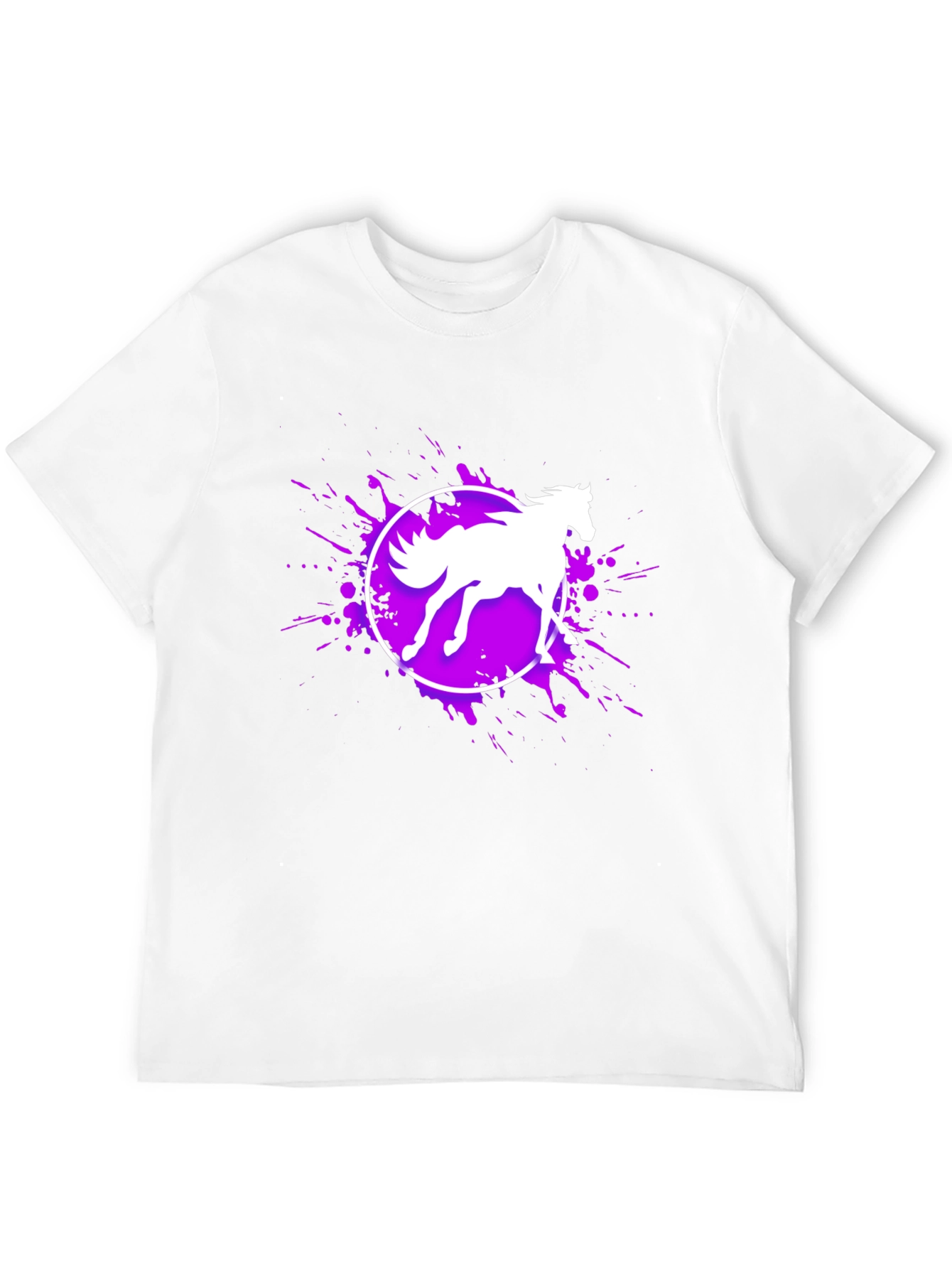 Horse Graphic Black T-Shirt