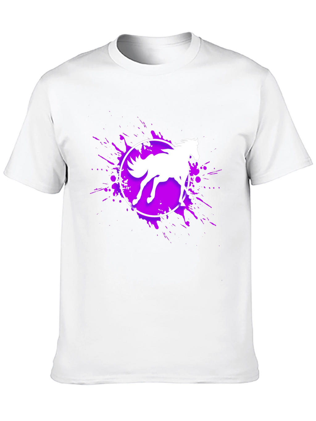 Horse Graphic Black T-Shirt