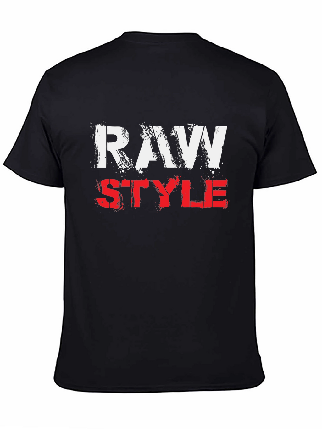 Raw Style Graphic Print T-Shirt