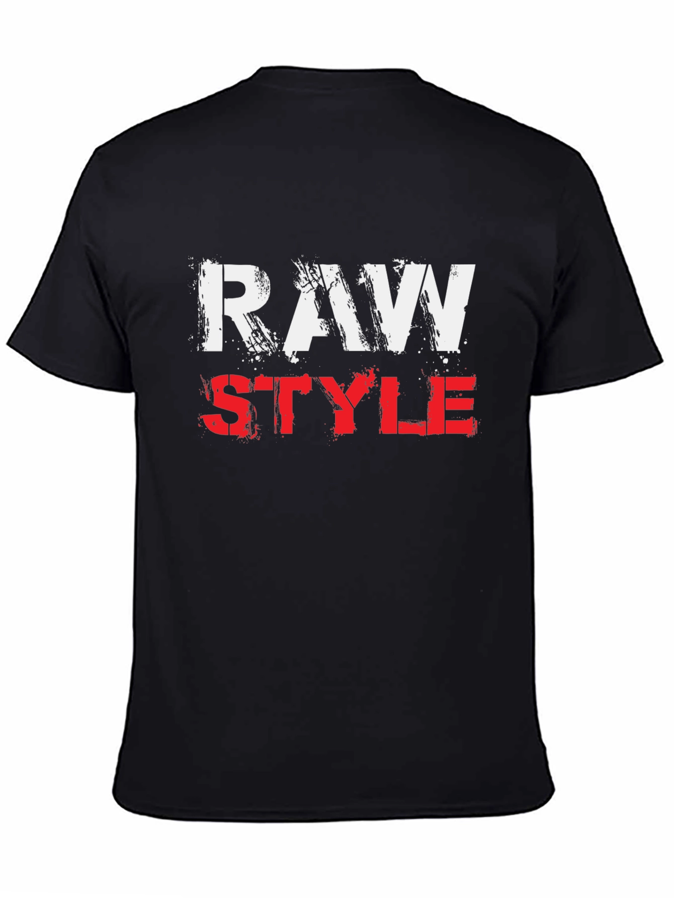 Raw Style Graphic Print T-Shirt