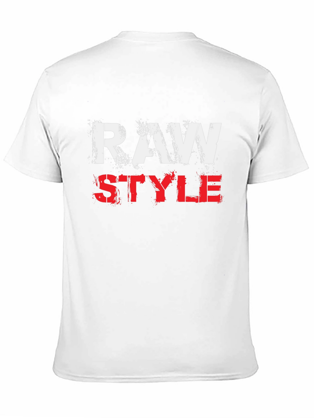 Raw Style Graphic Print T-Shirt