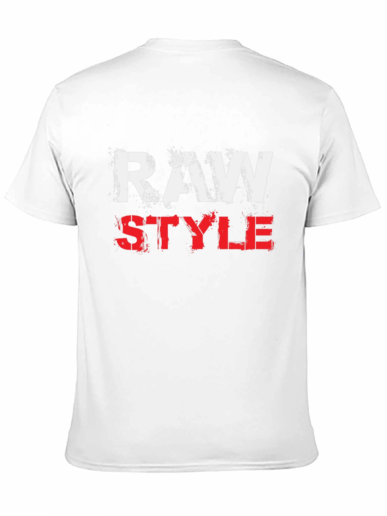 Raw Style Graphic Print T-Shirt