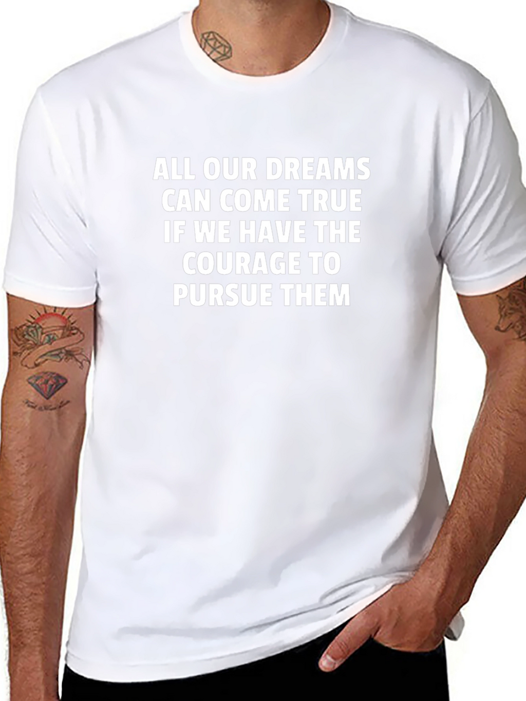 Inspirational Quote Black T-Shirt