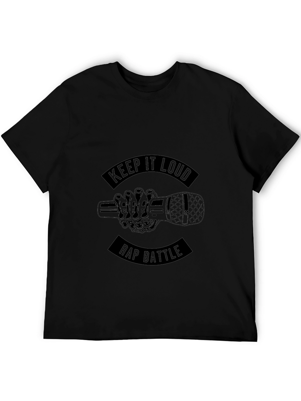 Keep It Loud Rap Battle Black T-Shirt