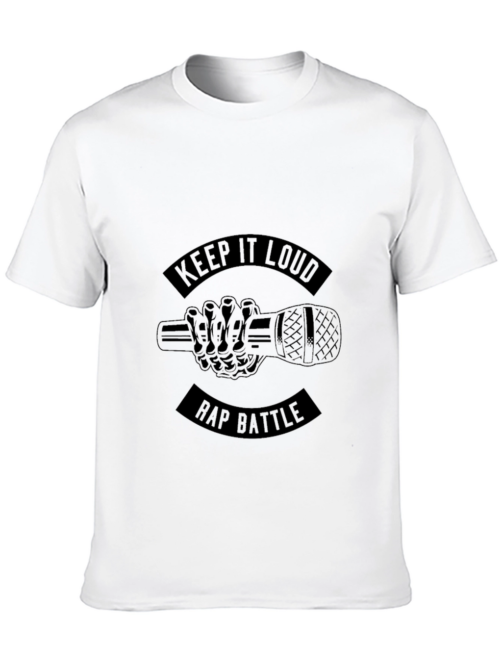Keep It Loud Rap Battle Black T-Shirt