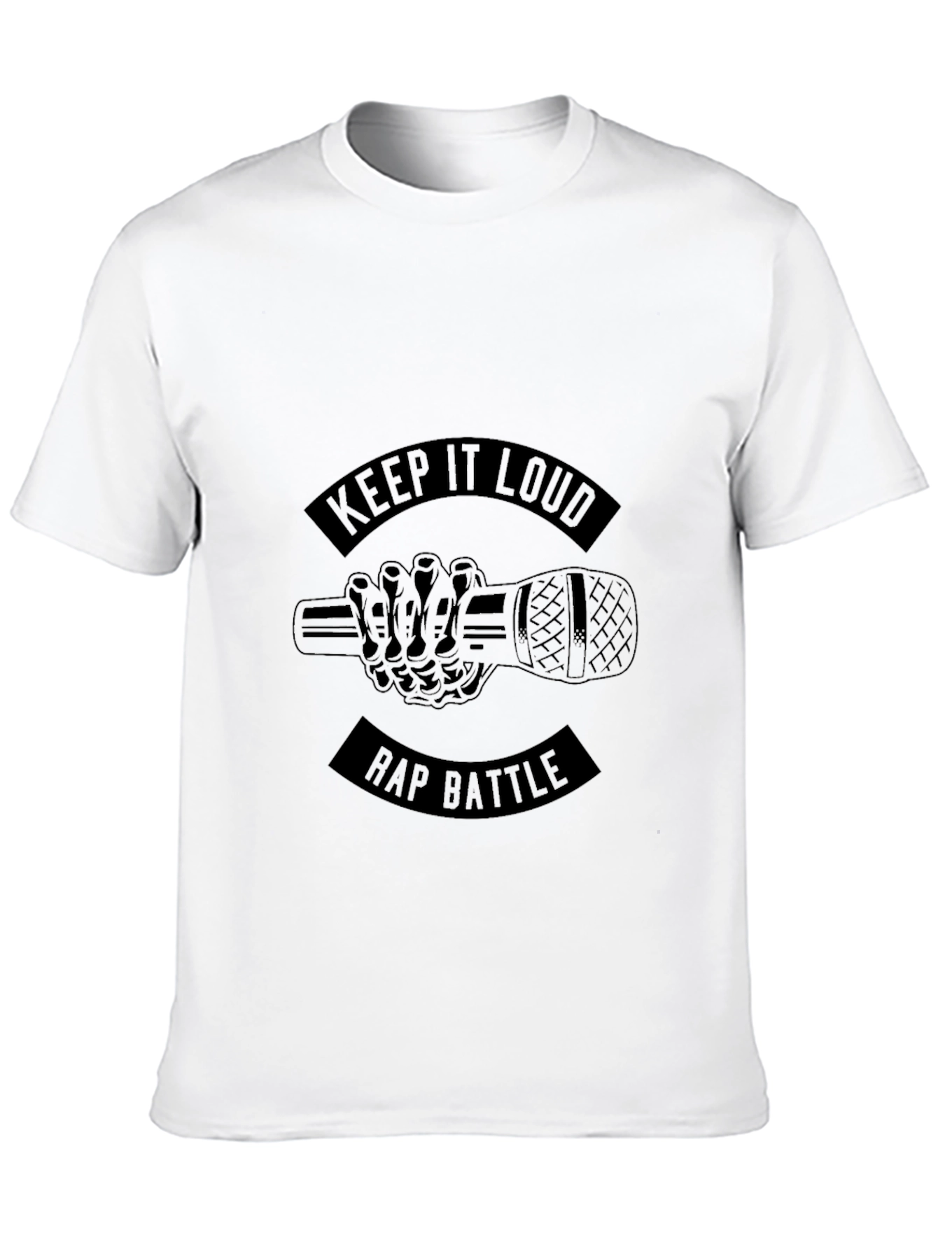 Keep It Loud Rap Battle Black T-Shirt