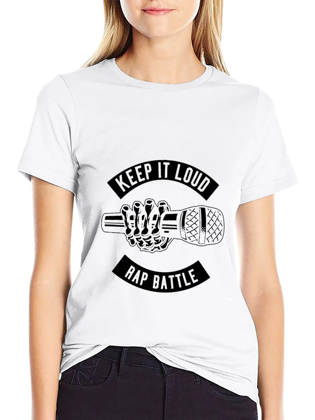 Keep It Loud Rap Battle Black T-Shirt