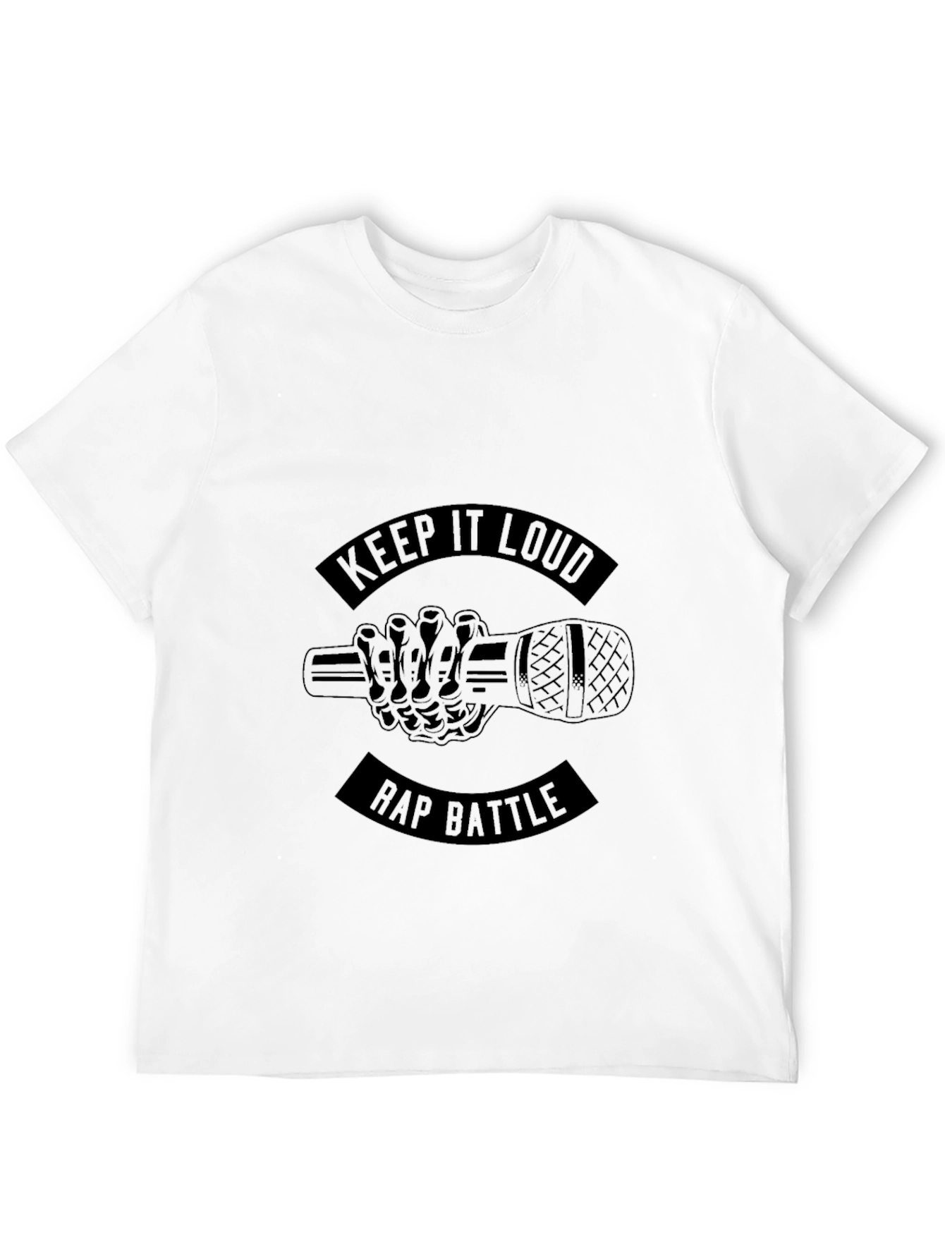 Keep It Loud Rap Battle Black T-Shirt