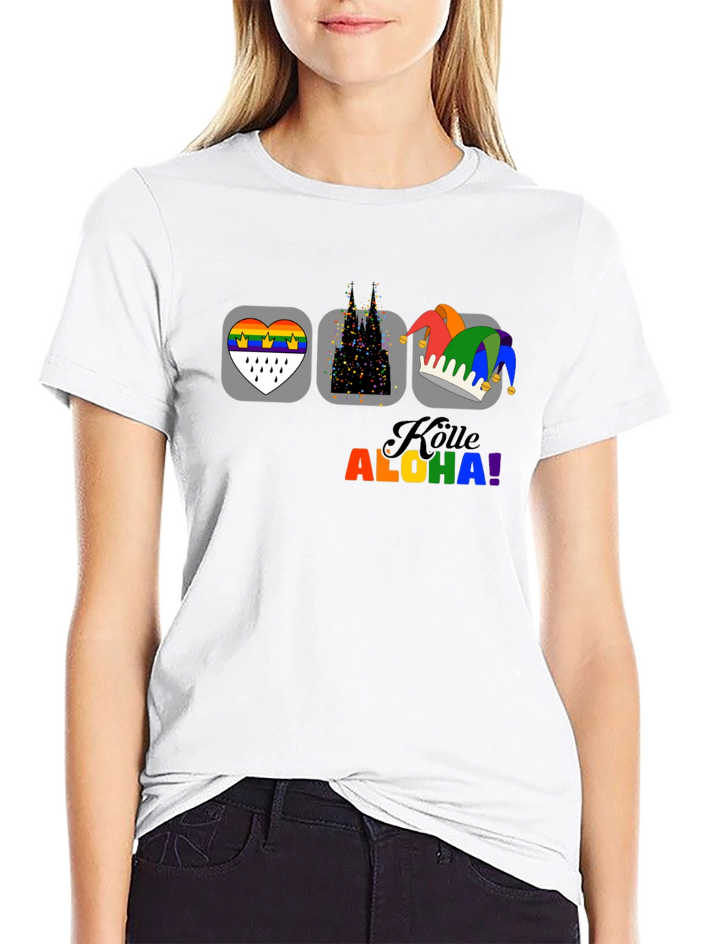 Cologne LGBTQ+ Carnival T-Shirt - Aloha! Black Tee