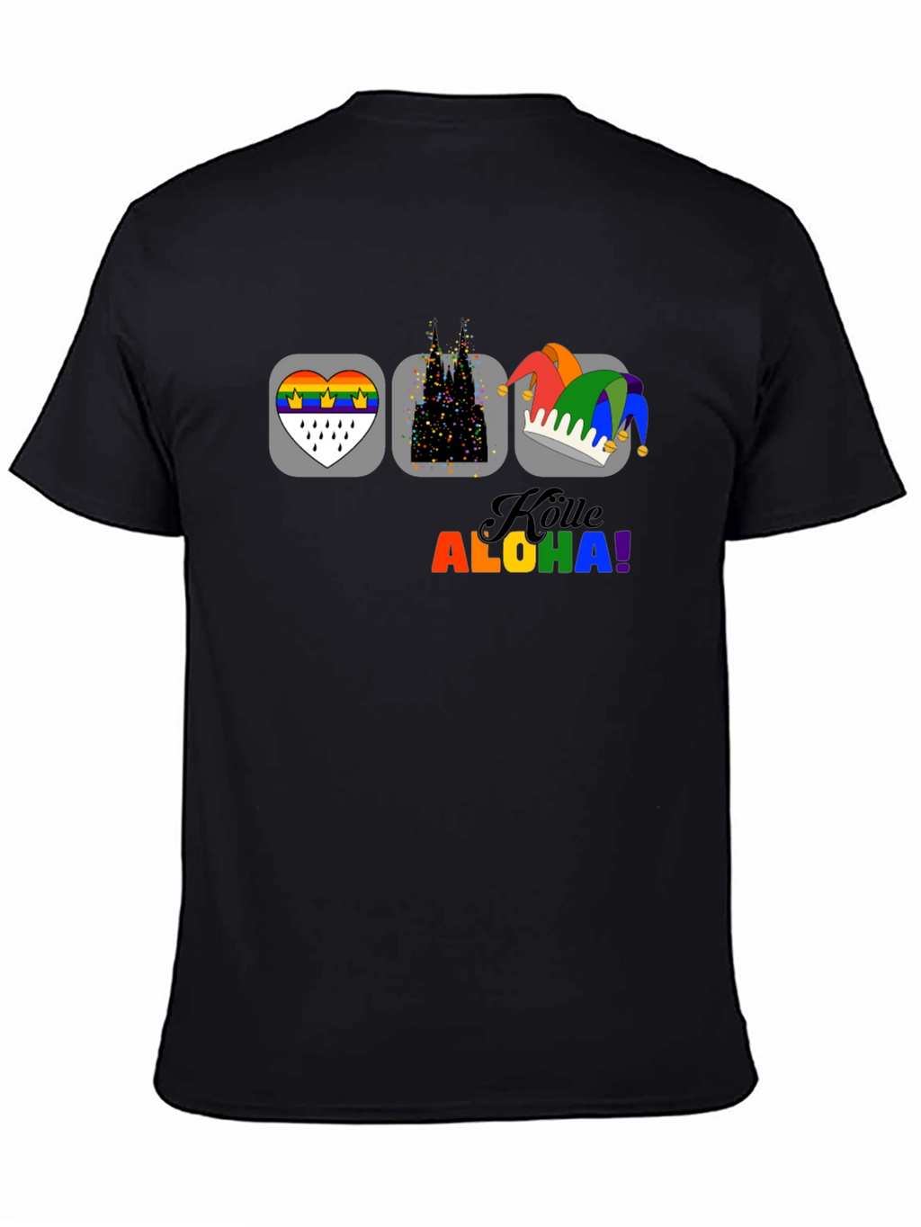 Cologne LGBTQ+ Carnival T-Shirt - Aloha! Black Tee