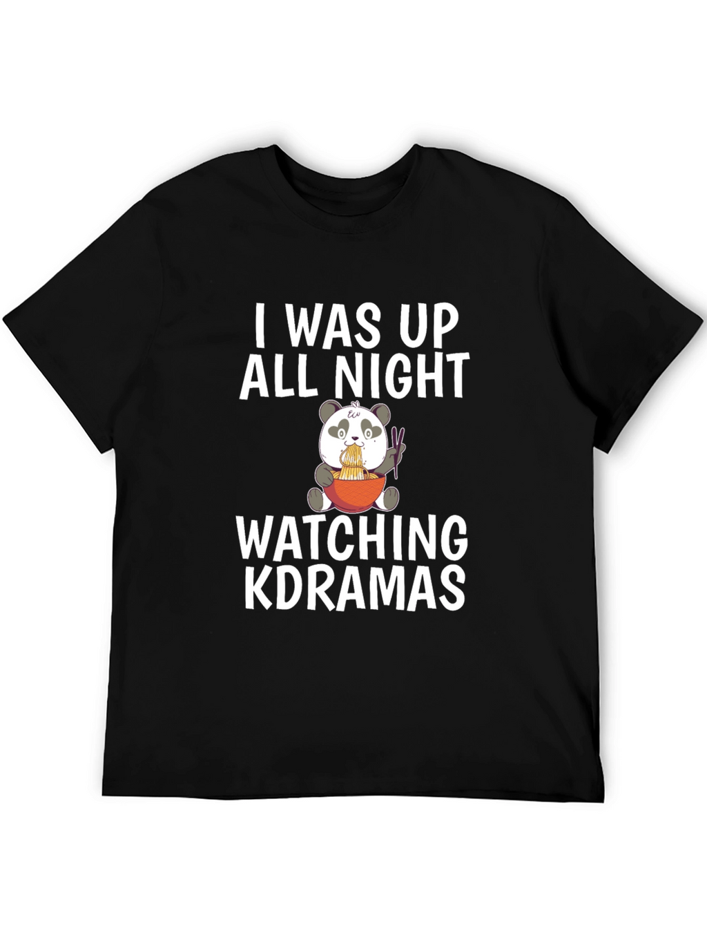 K-Drama All Night Panda Tee