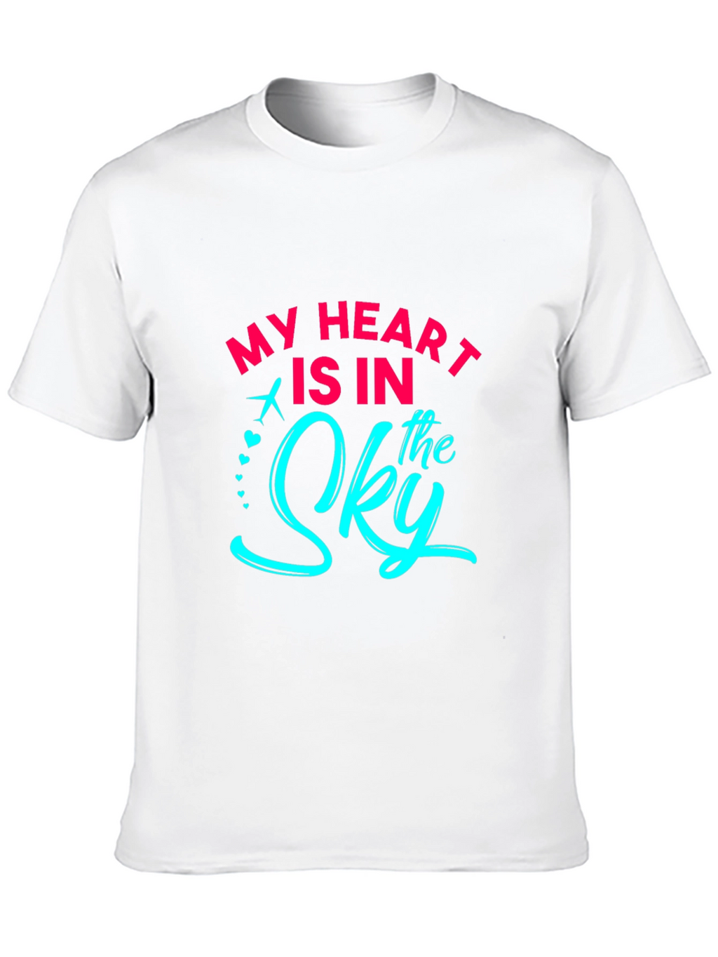 My Heart Is In The Sky Black Graphic T-Shirt