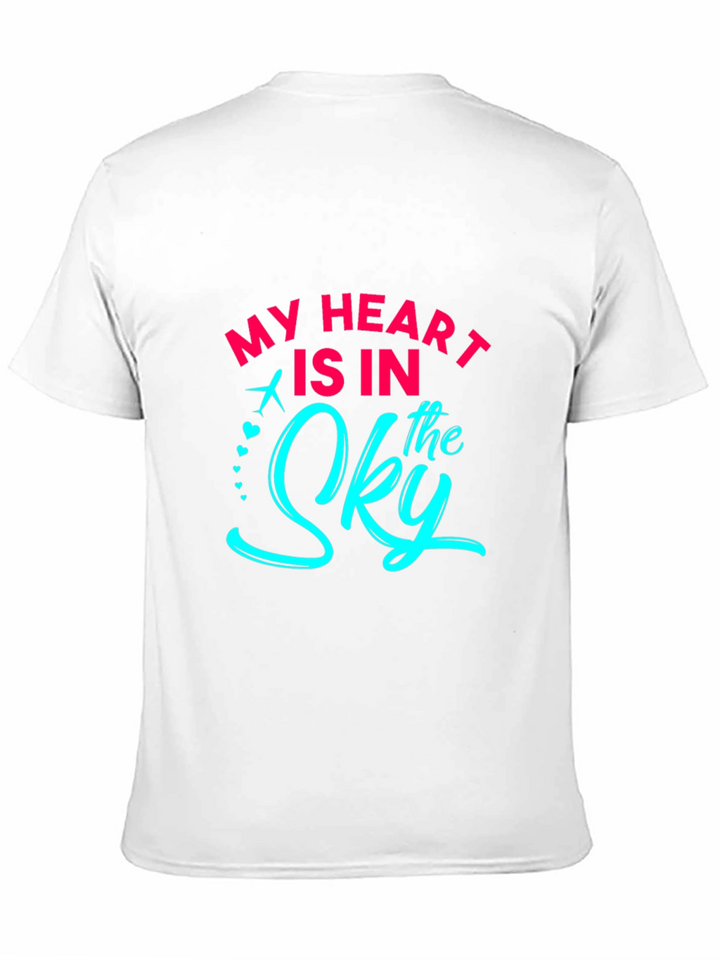 My Heart Is In The Sky Black Graphic T-Shirt
