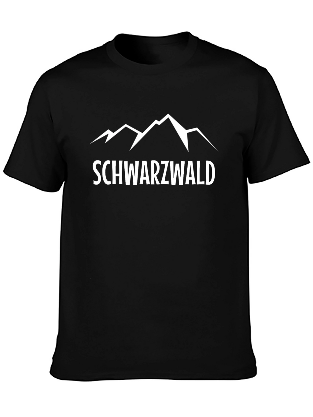 Schwarzwald Black Graphic Tee - Mens Casual T-Shirt