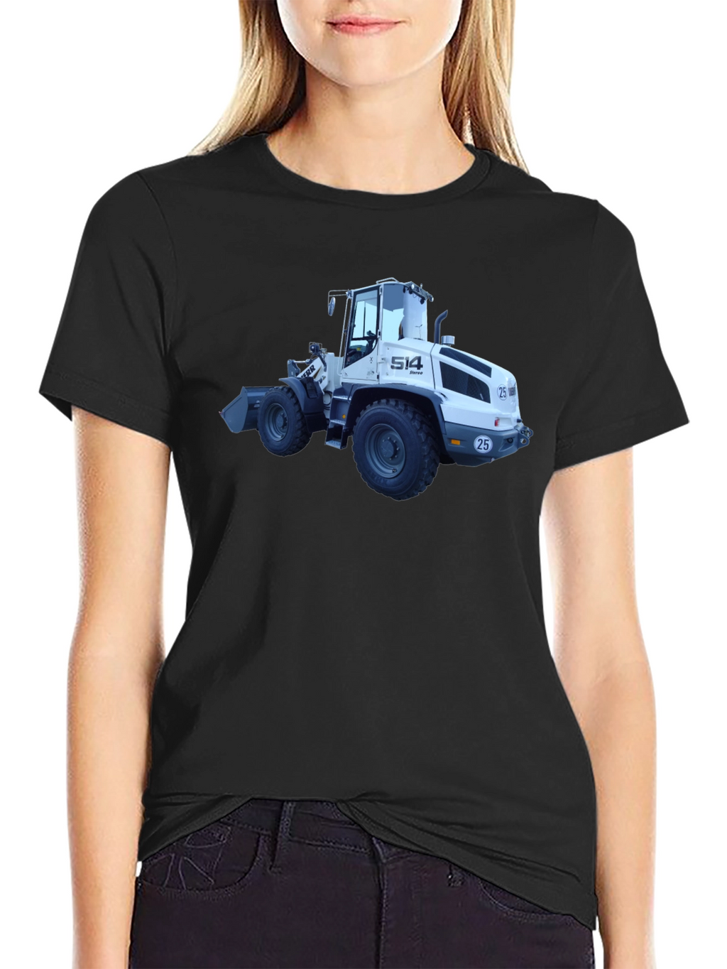 Bulldozer Graphic T-Shirt - Heavy Duty Style