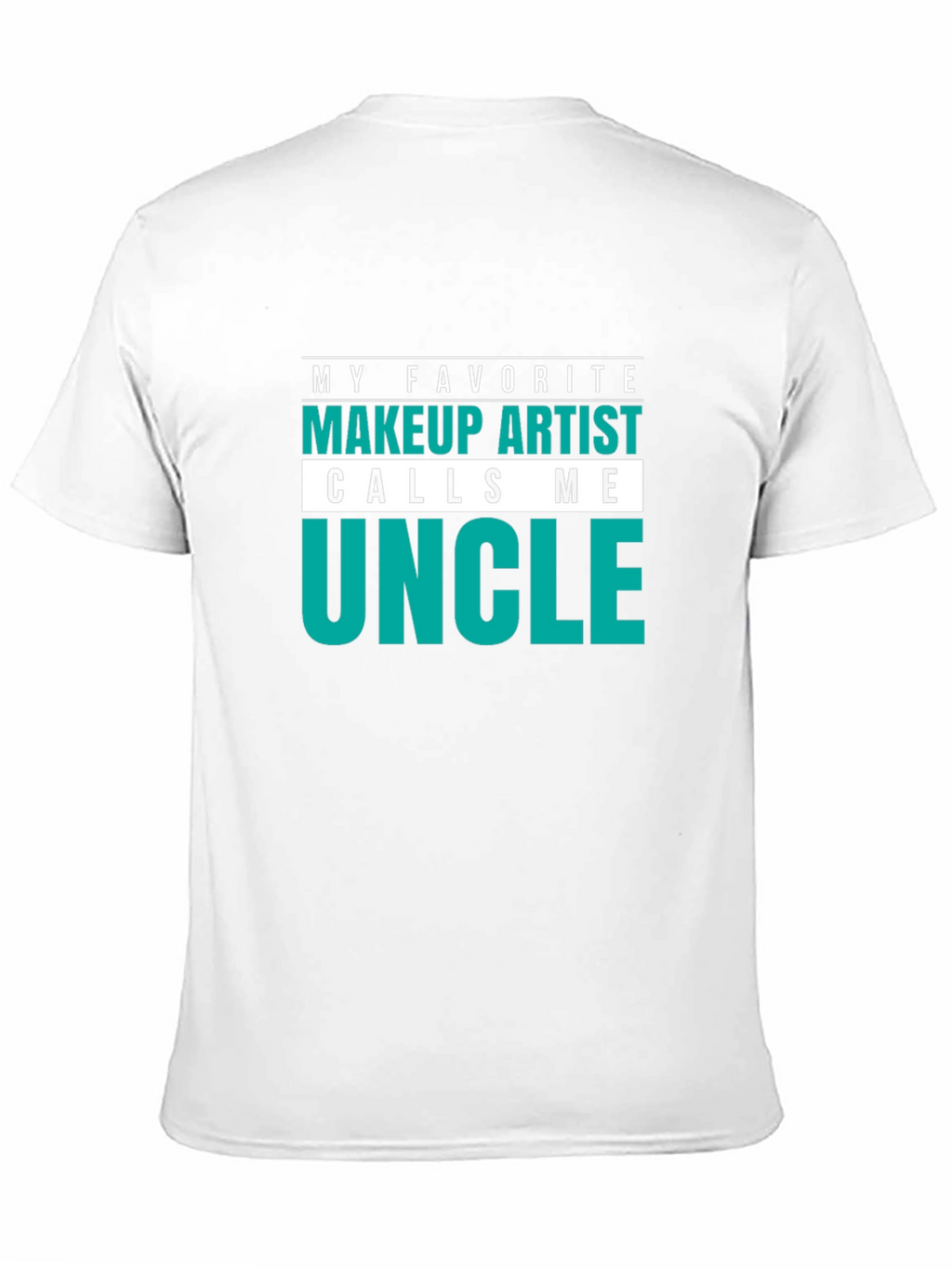 Makeup Artist Uncle T-Shirt - Black
