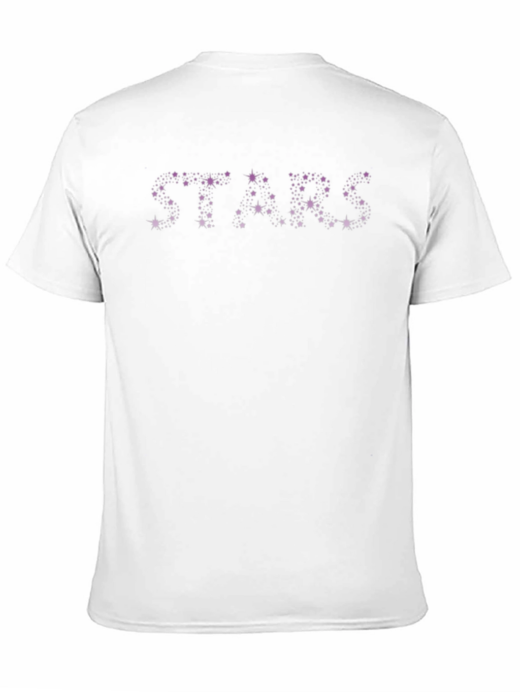 Stars Graphic Print Black T-Shirt