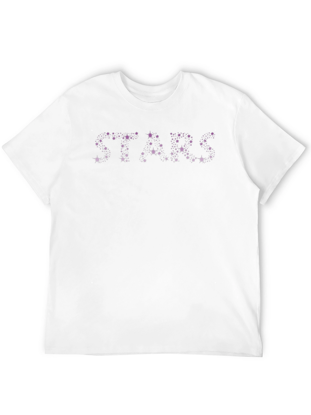 Stars Graphic Print Black T-Shirt