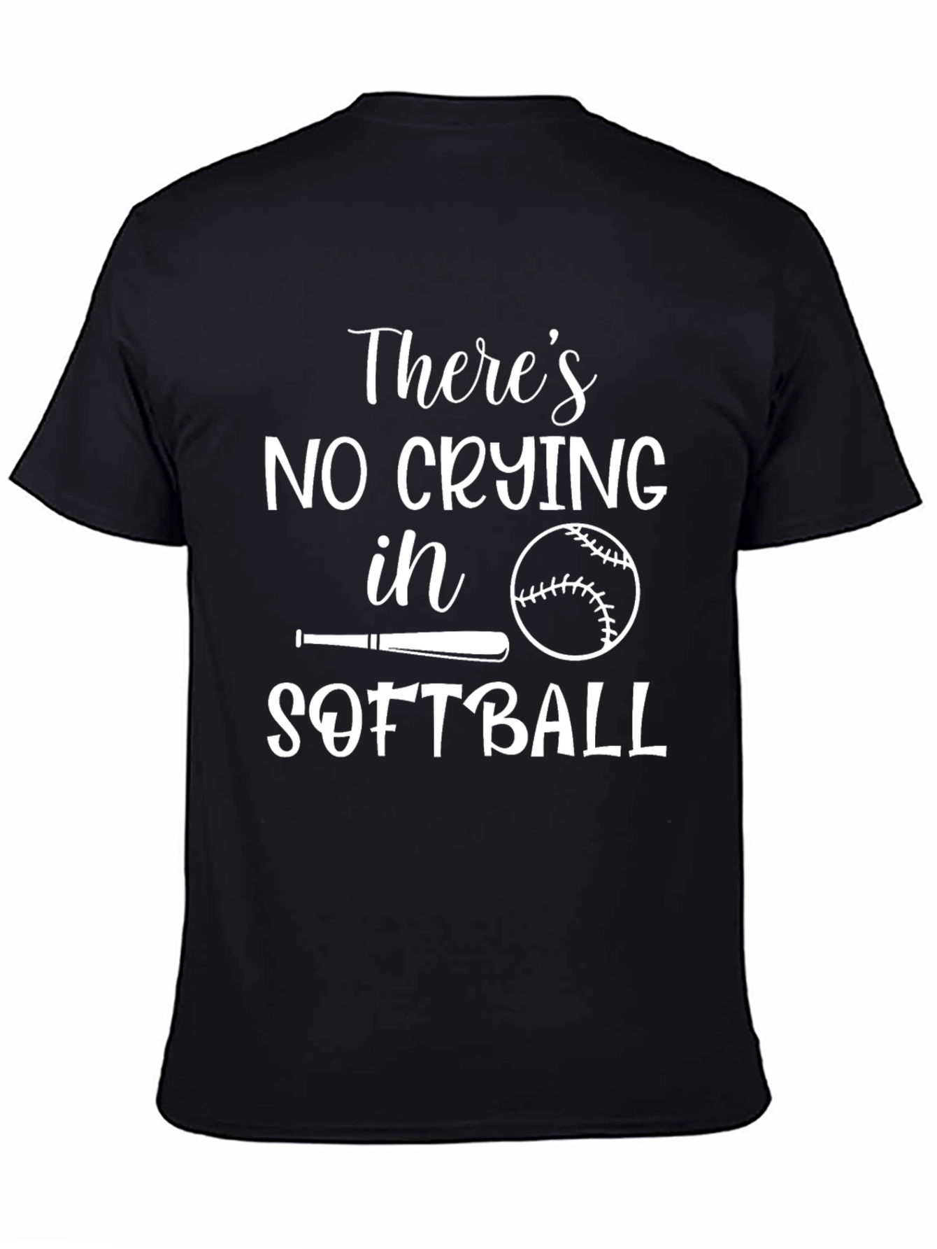 Theres No Crying in Softball T-Shirt