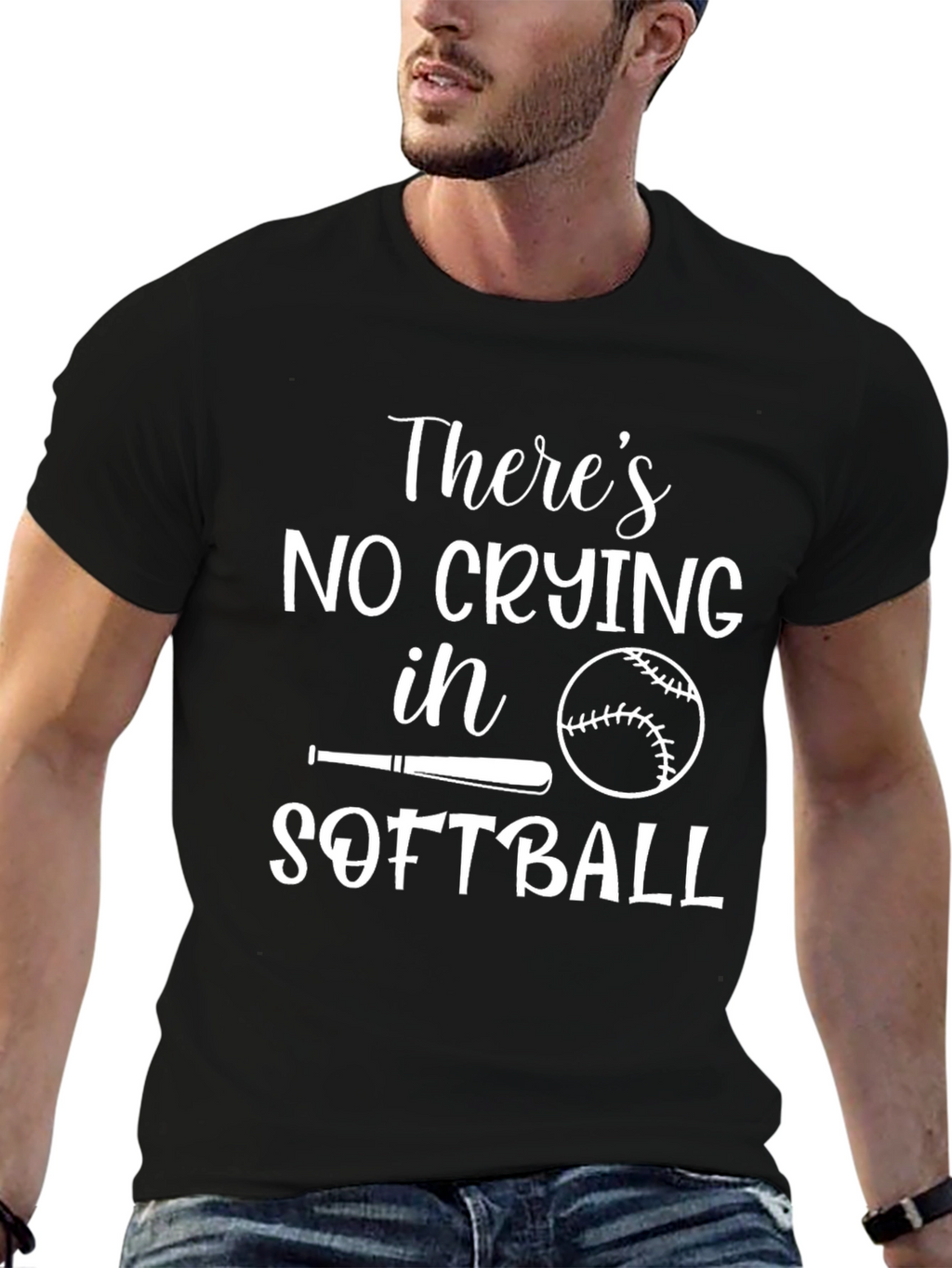 Theres No Crying in Softball T-Shirt