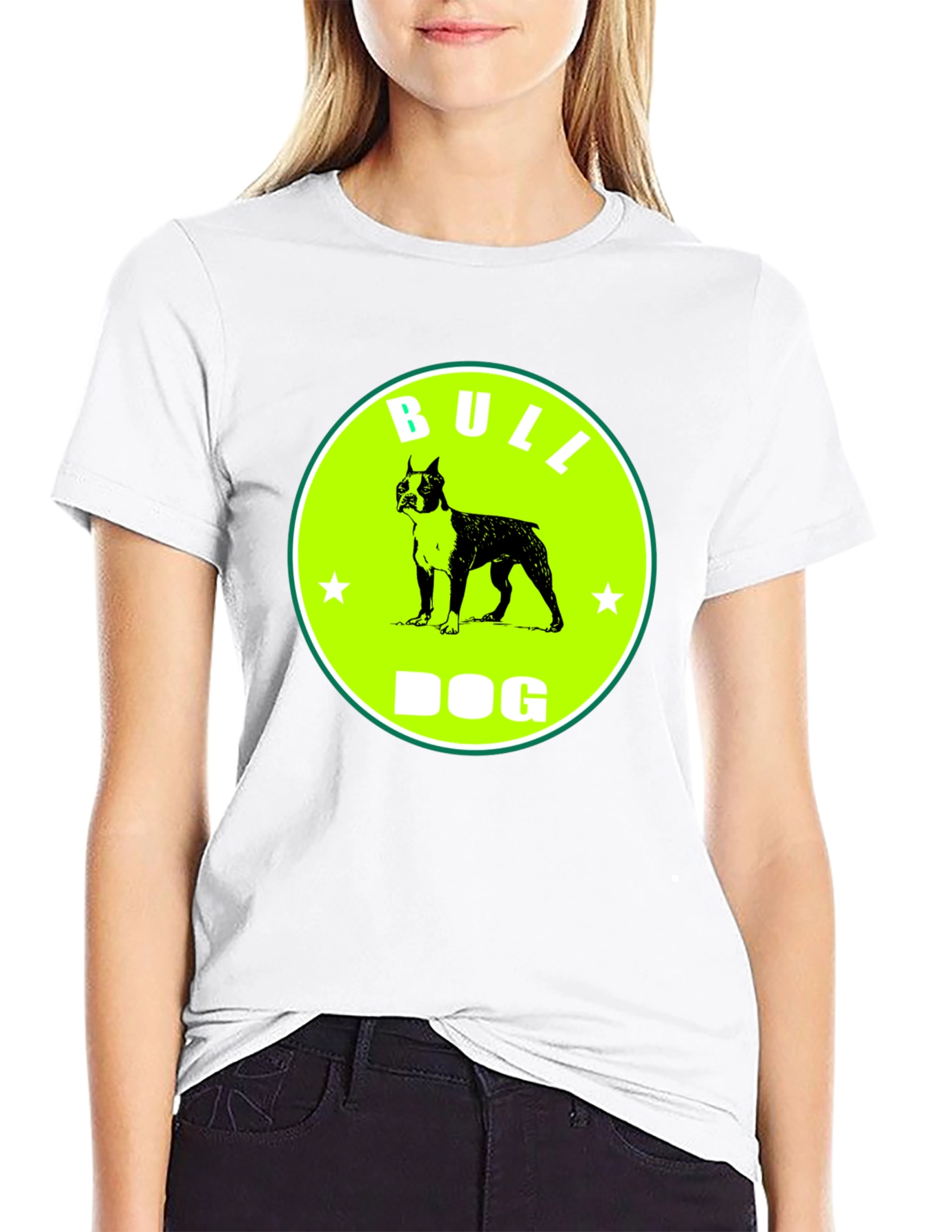 Bull Dog Graphic Tee - Novelty T-Shirt