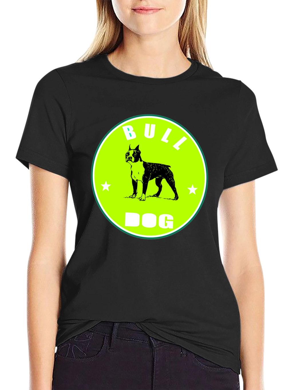 Bull Dog Graphic Tee - Novelty T-Shirt