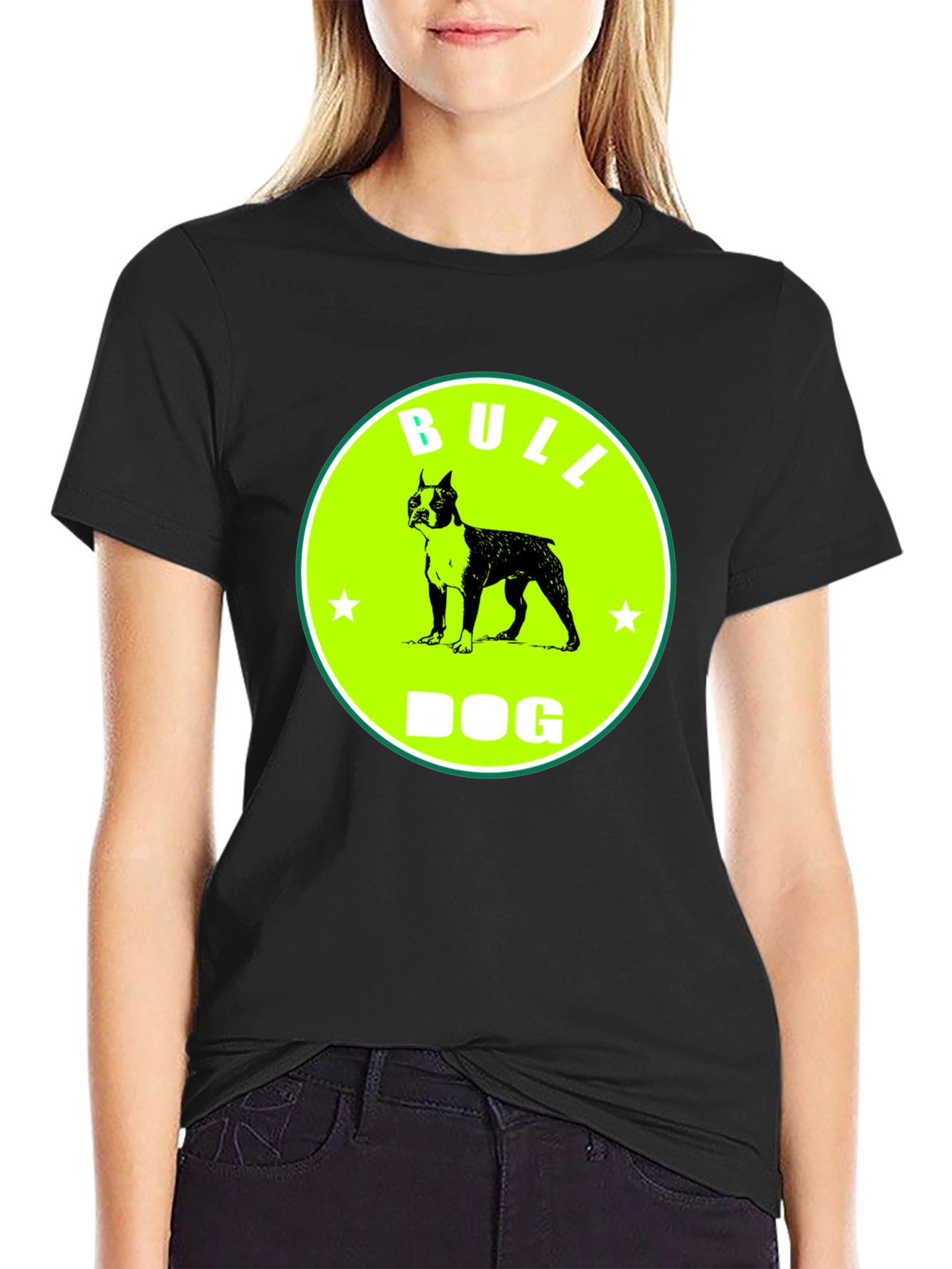 Bull Dog Graphic Tee - Novelty T-Shirt