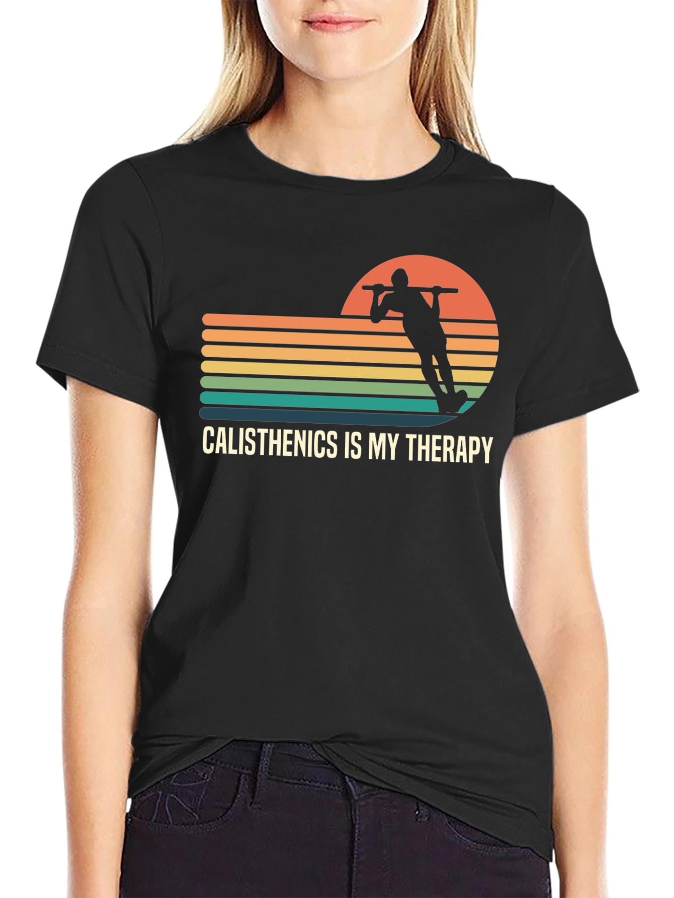 Calisthenics Therapy T-Shirt - Retro Workout Tee