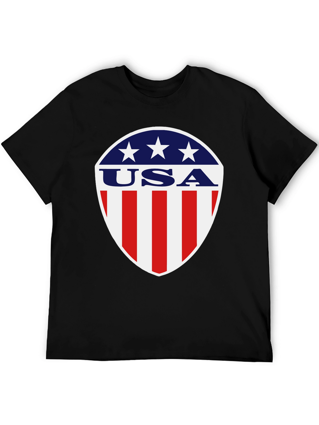 Patriotic USA Shield Graphic T-Shirt
