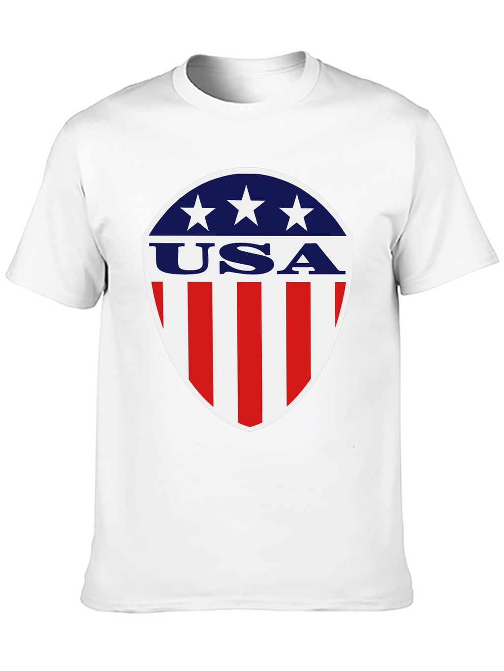 Patriotic USA Shield Graphic T-Shirt